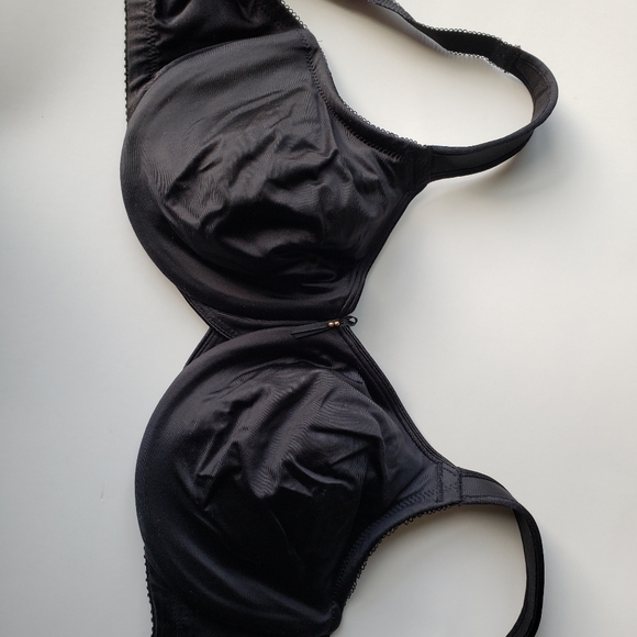 Wacoal Bodysuede® Underwire Black 85185 Bra 32DDD - Picture 6 of 7